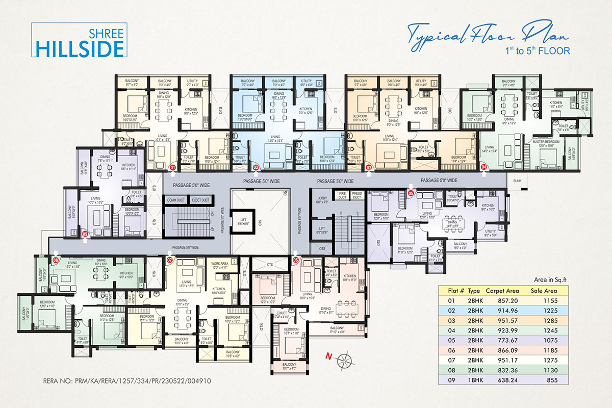 Shree Hillside - Typical Floor Plan